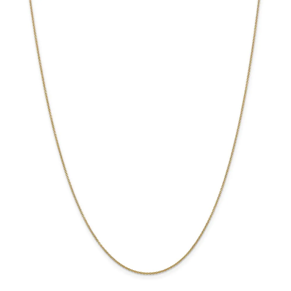 14k Yellow Gold Polished Boxing Glove Necklace