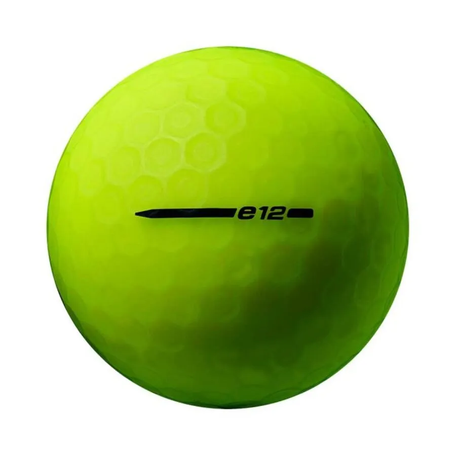 36 Bridgestone E12 2023 Pristine Contact Matte Green Golf Balls - Recycled