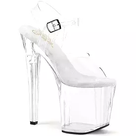 7 Inch Heel ENCHANT-708 Clear