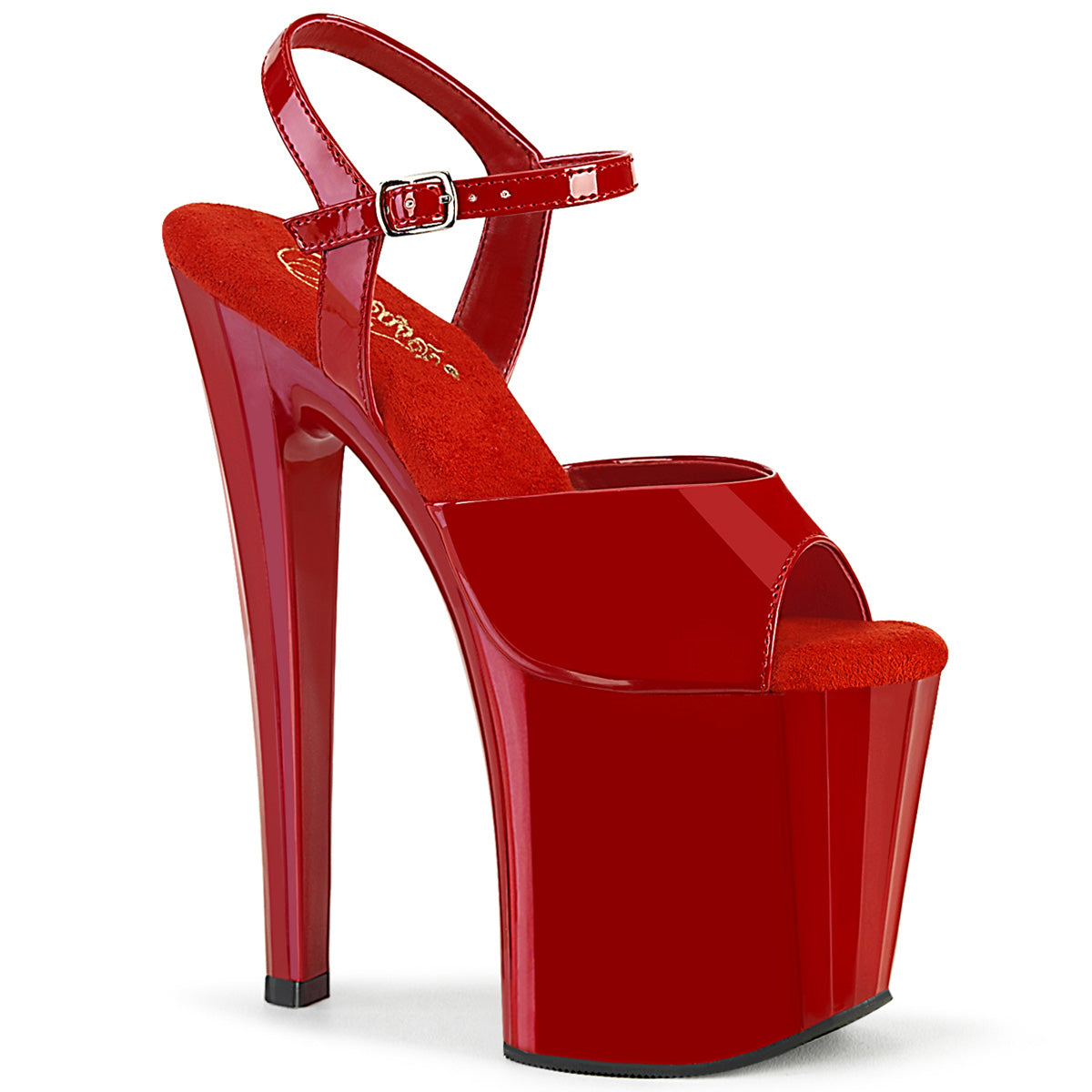 7 Inch Heel ENCHANT-709 Red Patent