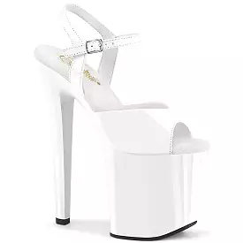 7 Inch Heel ENCHANT-709 White Patent