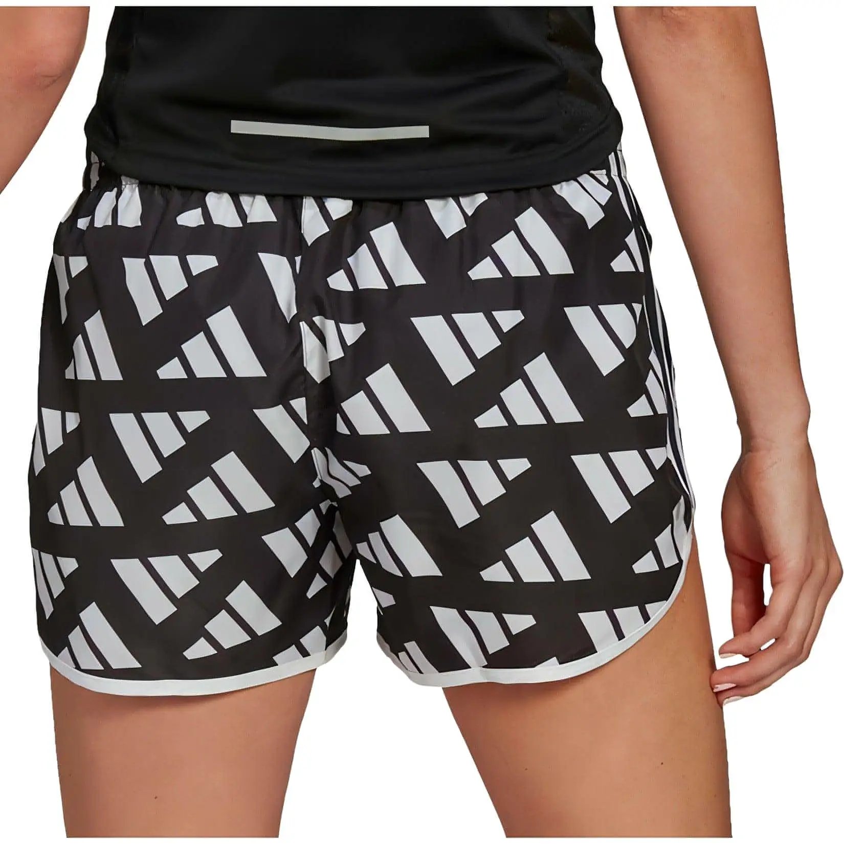 adidas 3 Inch Marathon 20 Womens Running Shorts - Black