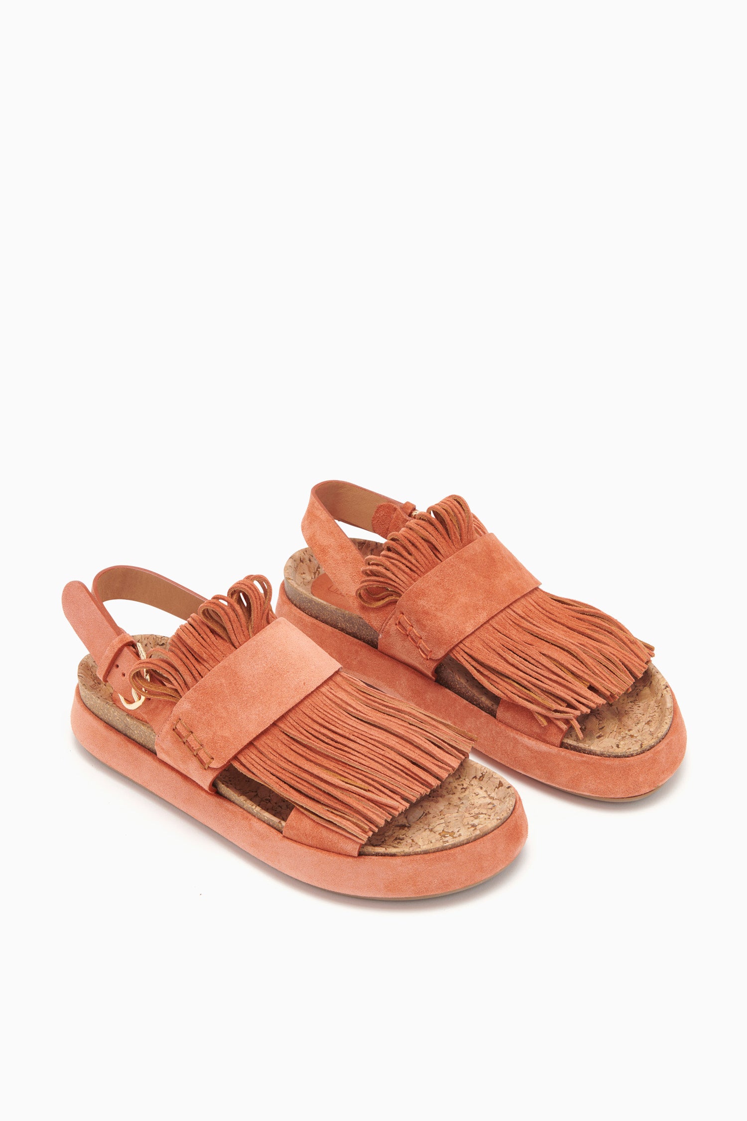 Alba Fringe Sport Sandal - Henna