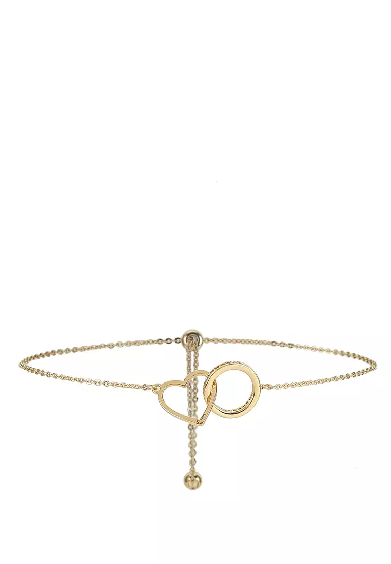 ALDO Lovebond Interlocked Heart Bracelet