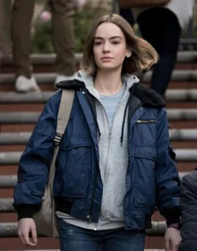 Atypical S04 Brigette Lundy-Paine Blue Jacket | Ujackets.com - 50% OFF