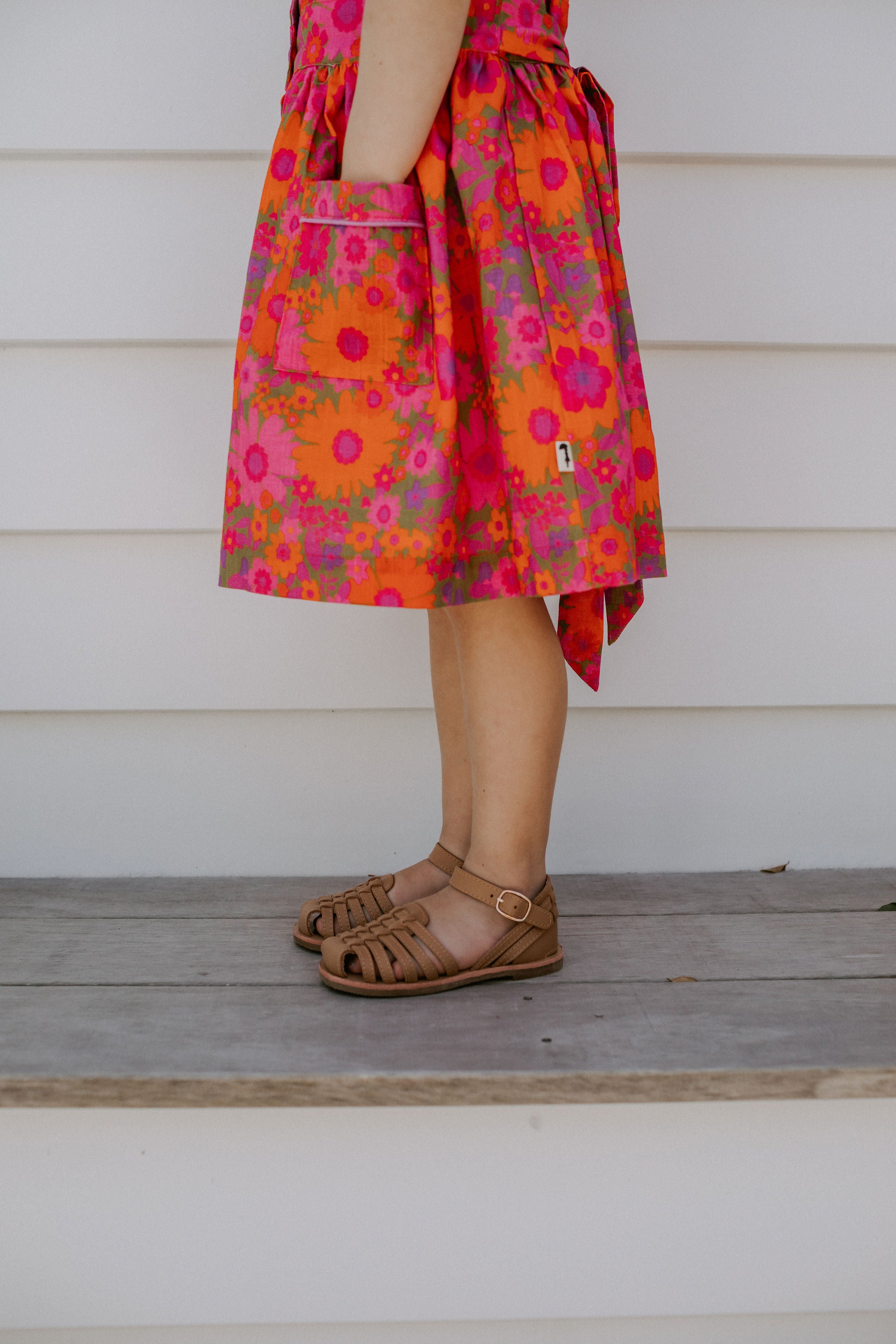 Baby, Toddler & Kids Summer Sandal - Harper in Caramel