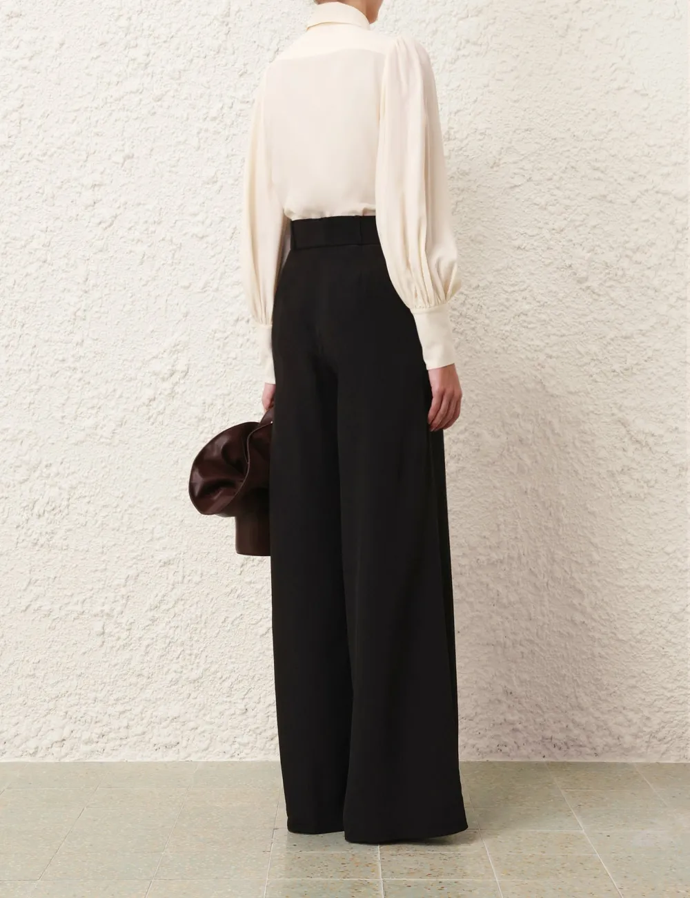 Belted Wide Leg Pant