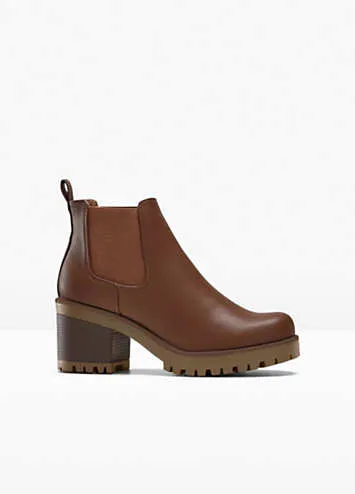 bonprix Heeled Chelsea Boots | Grattan