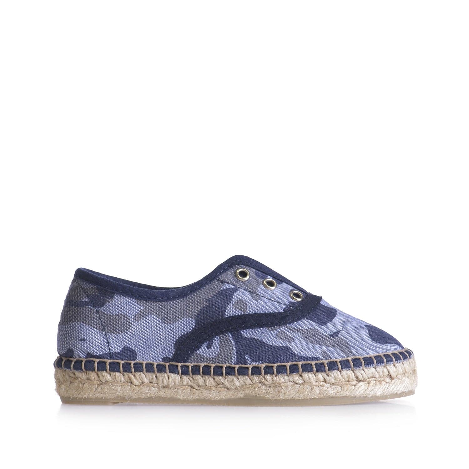 Camouflage Cotton Blend Espadrilles for Kids - Elba-CM