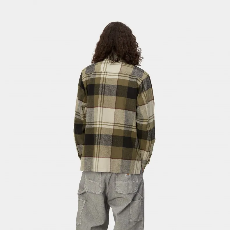 Carhartt WIP Dellinger Long Sleeve Shirt (Dellinger Check, Highland)