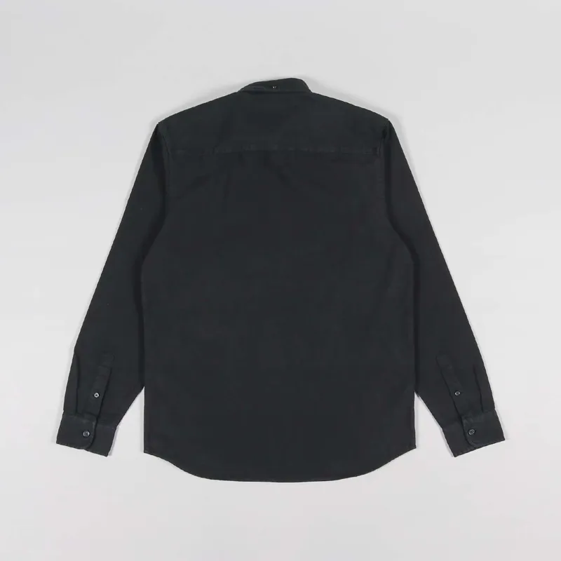 Carhartt WIP Long Sleeve Bolton Shirt Black