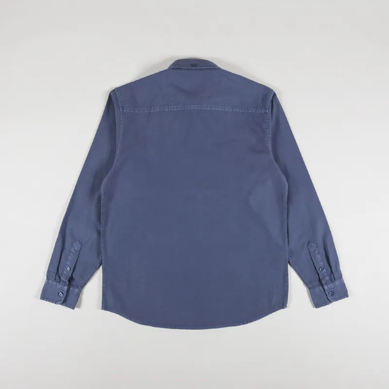 Carhartt WIP Long Sleeve Bolton Shirt Hudson Blue