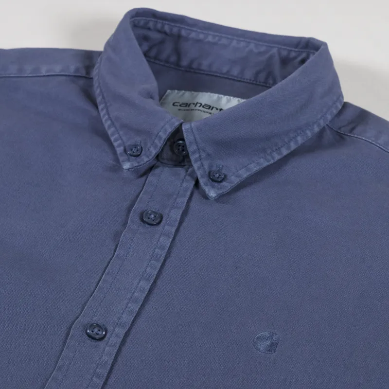 Carhartt WIP Long Sleeve Bolton Shirt Hudson Blue