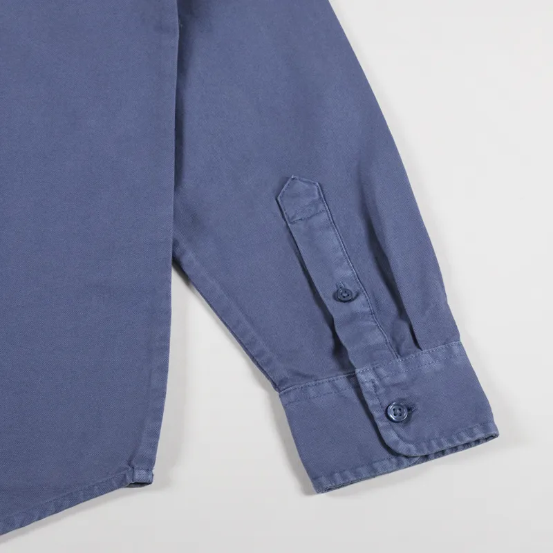 Carhartt WIP Long Sleeve Bolton Shirt Hudson Blue