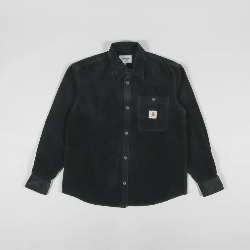 Carhartt WIP Long Sleeve Flint Shirt Dark Cedar