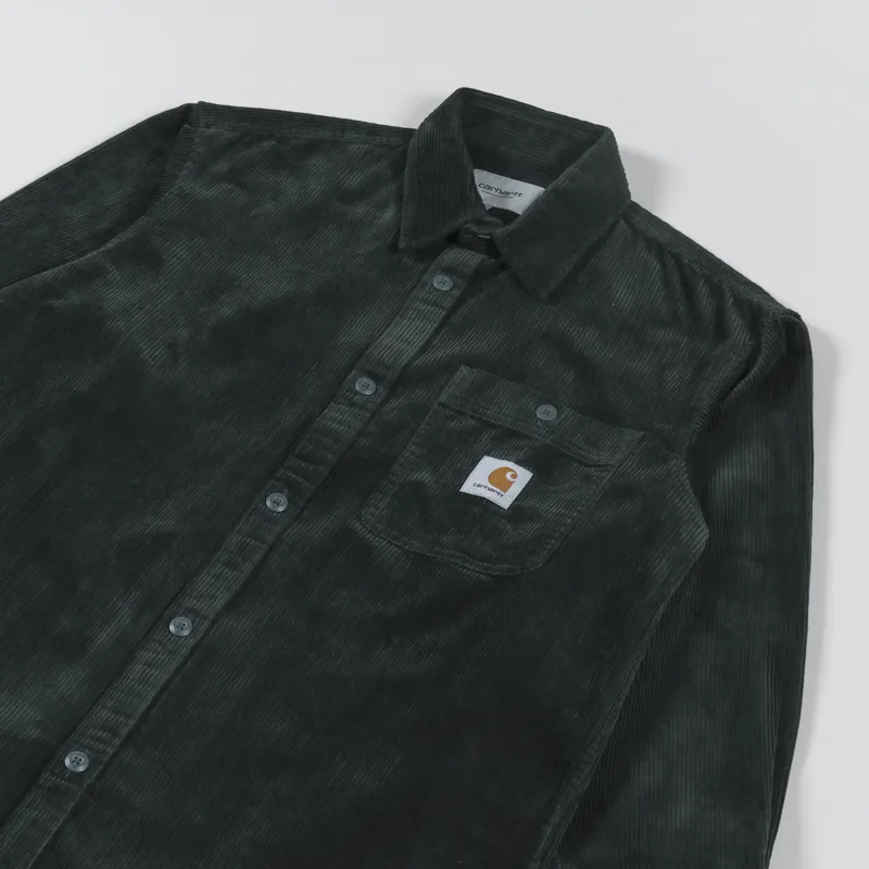 Carhartt WIP Long Sleeve Flint Shirt Dark Cedar