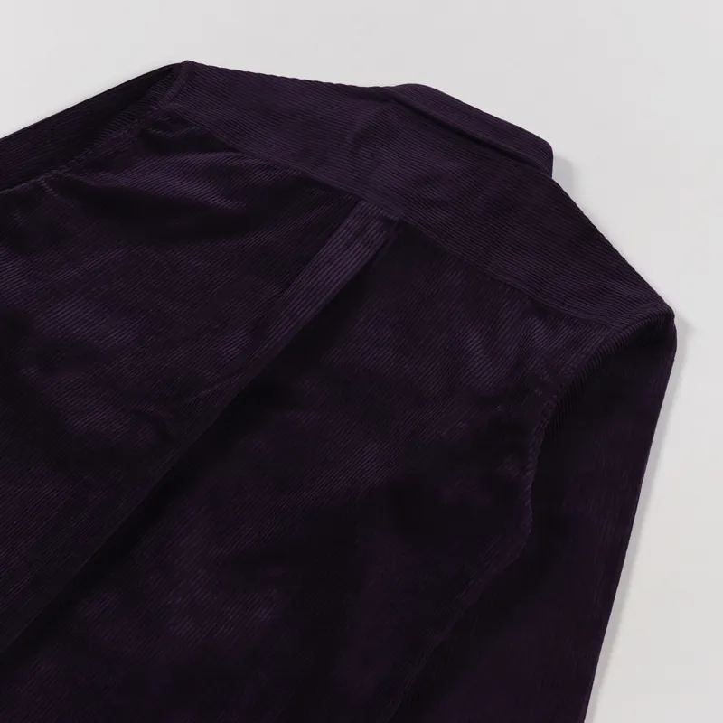 Carhartt WIP Long Sleeve Madison Cord Shirt Dark Iris Wax