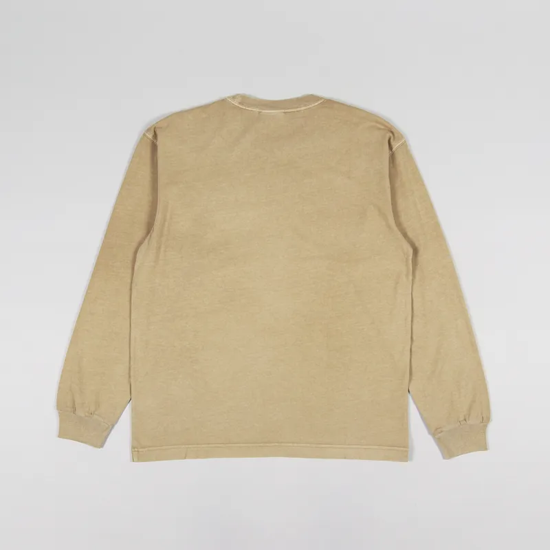 Carhartt WIP Long Sleeve Nelson T Shirt Dusty Hamilton Brown