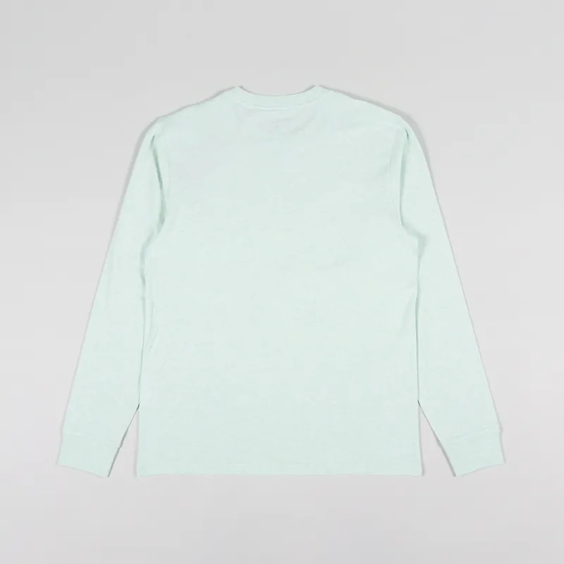 Carhartt WIP Long Sleeve Pocket T Shirt Pale Spearmint Heather