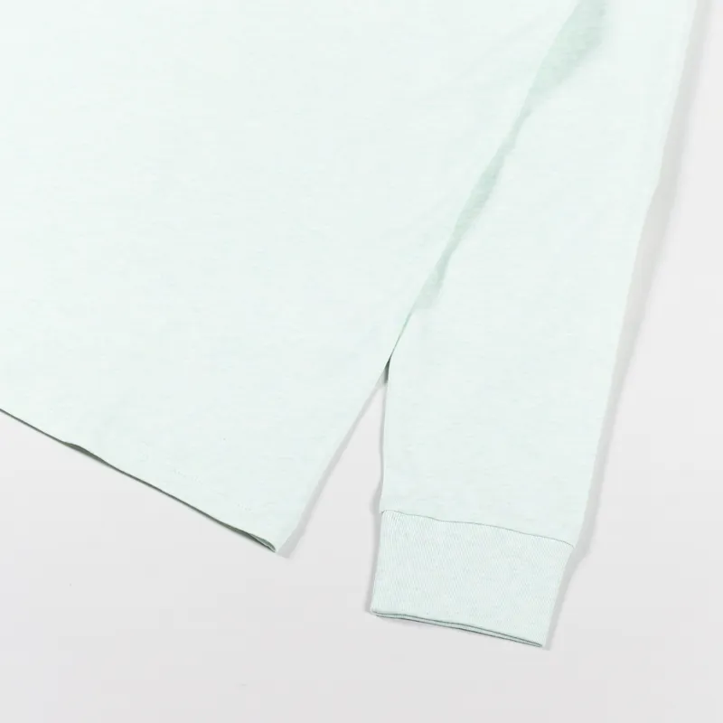 Carhartt WIP Long Sleeve Pocket T Shirt Pale Spearmint Heather