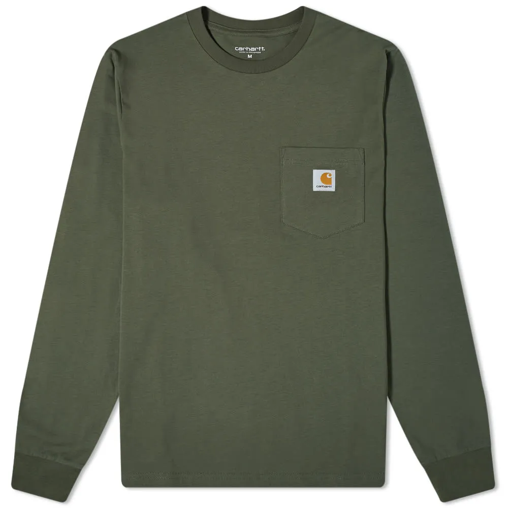 Carhartt WIP Long Sleeve Pocket T-ShirtDollar Green