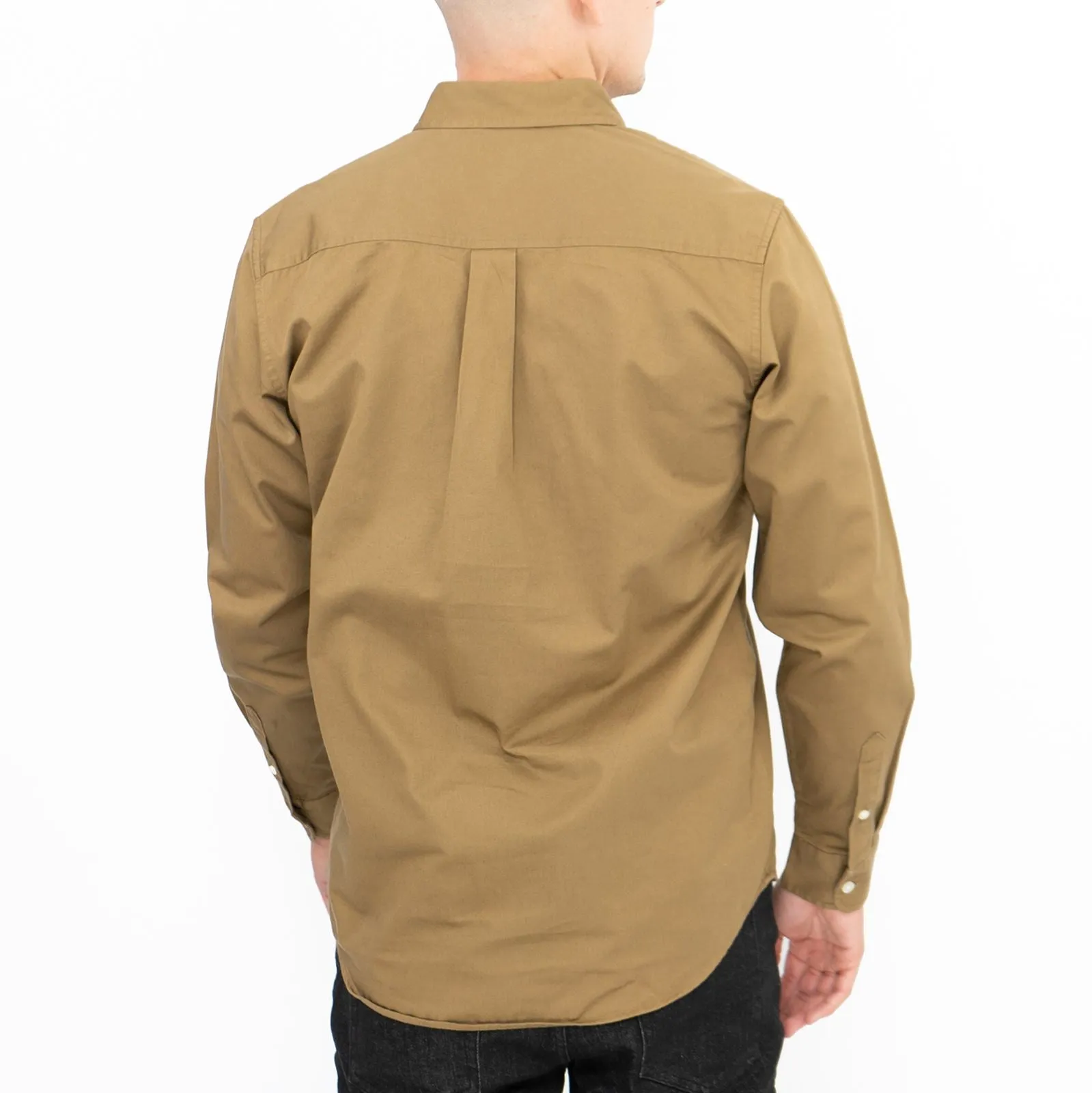 Carhartt WIP Mens Shirt Long Sleeve Madison Brown