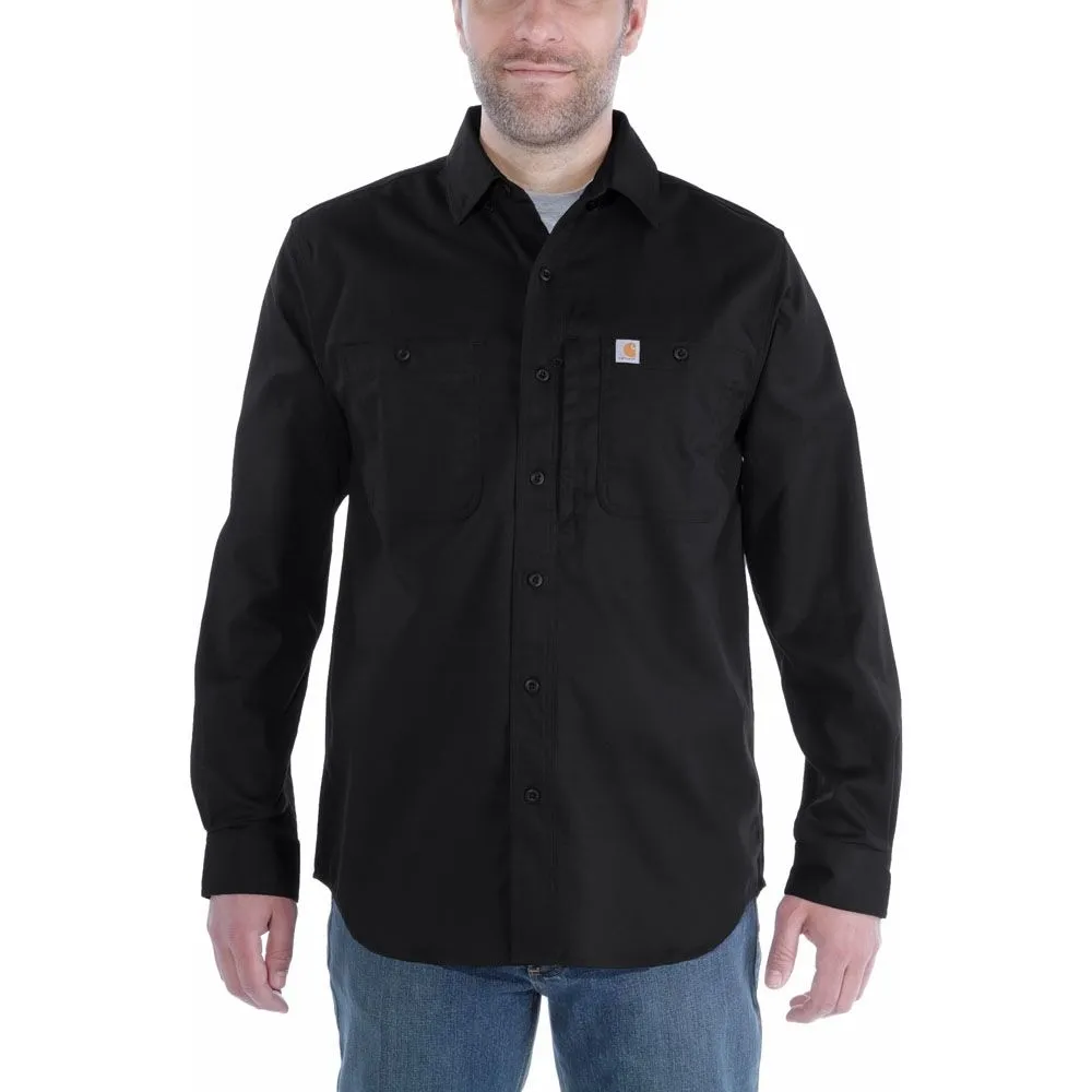 Carhartt Mens Rugged Prof Long Sleeve Button Work Shirt