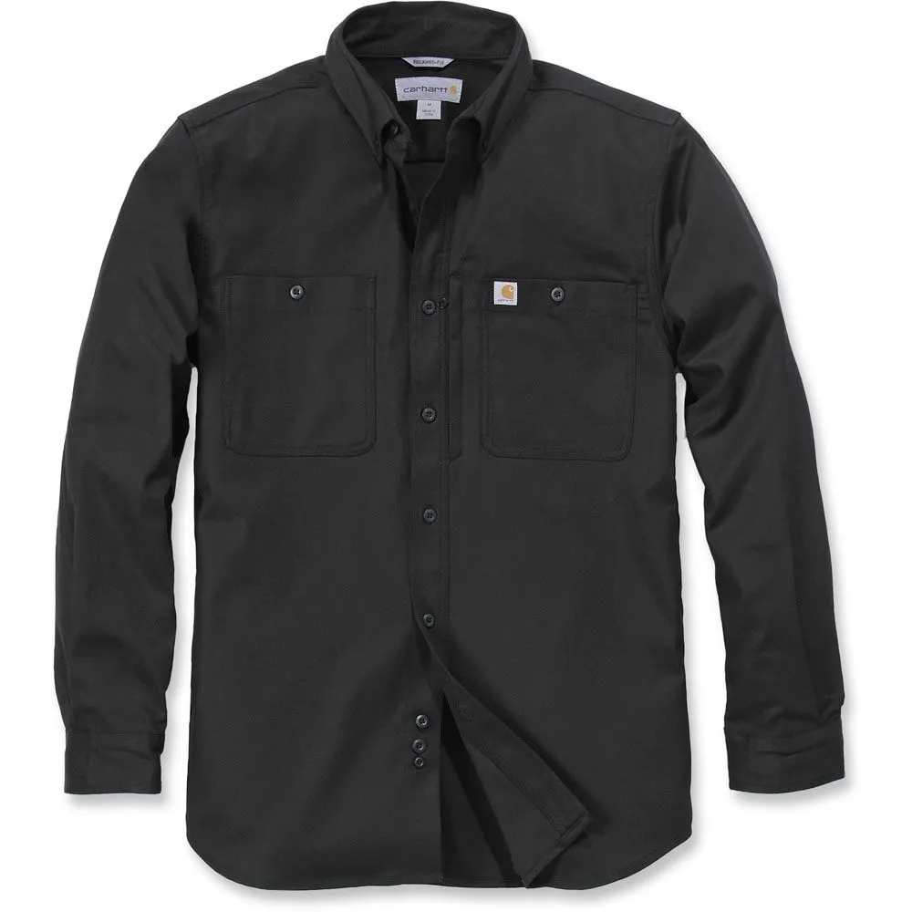 Carhartt Mens Rugged Prof Long Sleeve Button Work Shirt