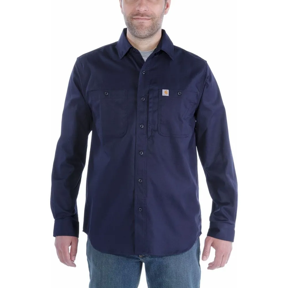 Carhartt Mens Rugged Prof Long Sleeve Button Work Shirt