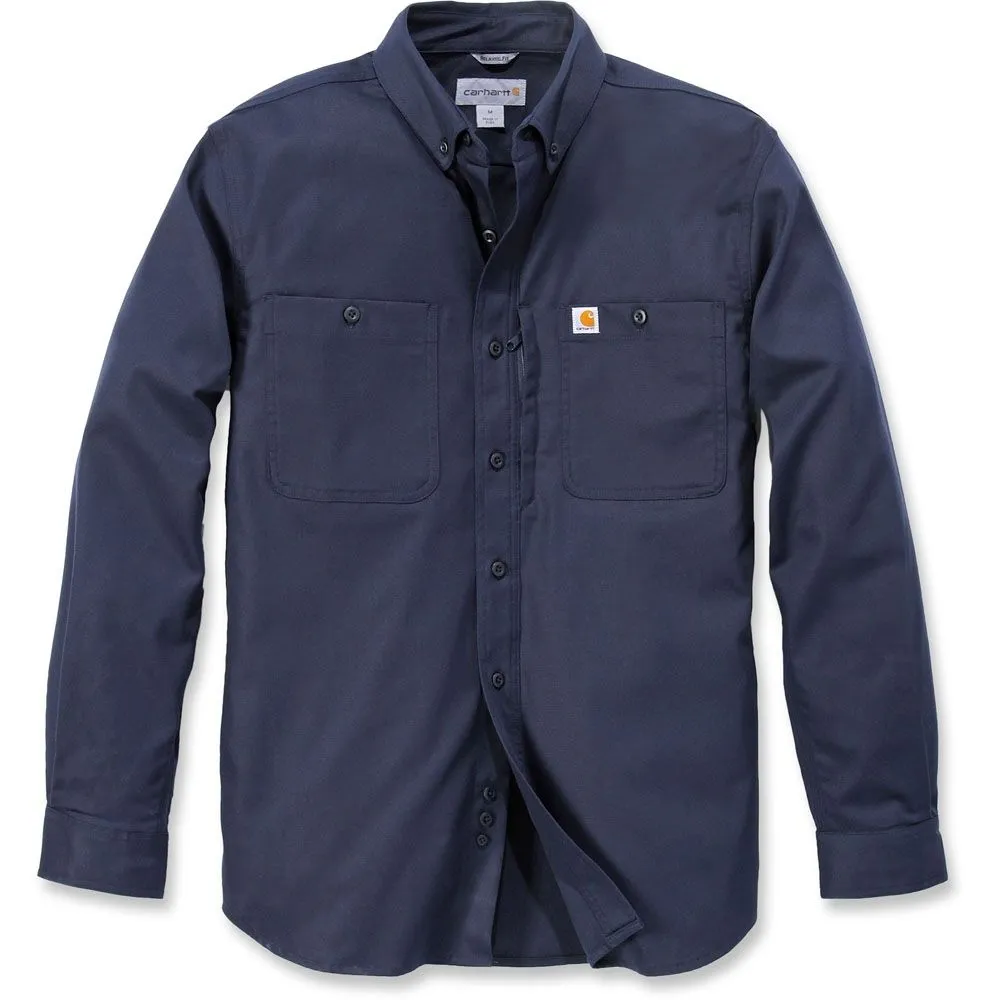 Carhartt Mens Rugged Prof Long Sleeve Button Work Shirt