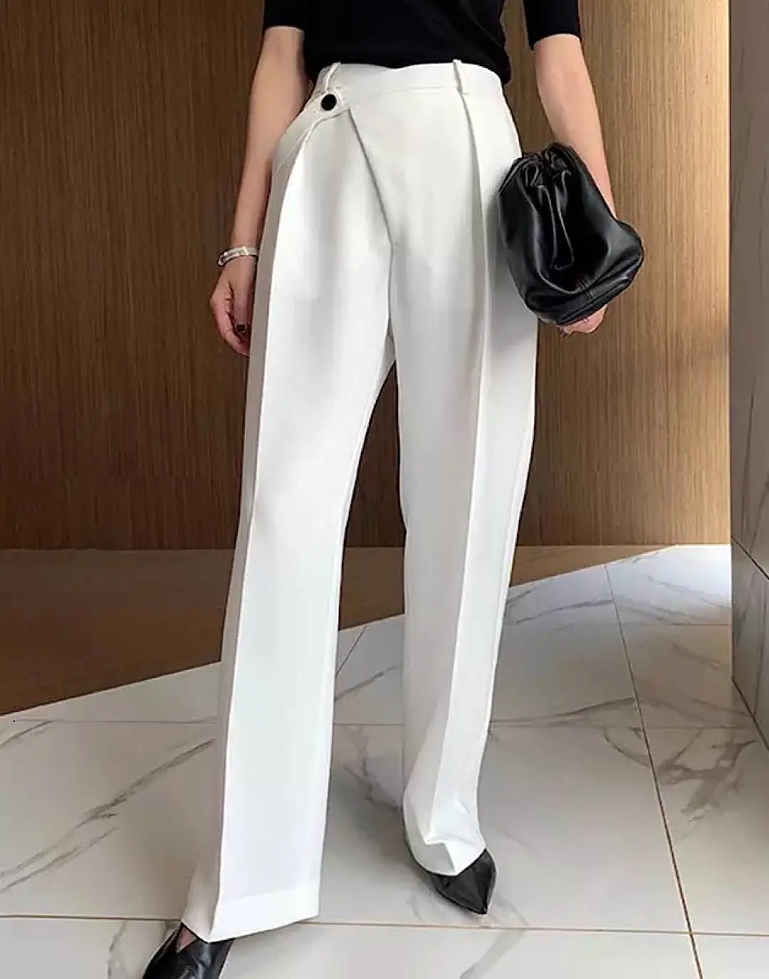 Casual Wide Leg Long Trousers