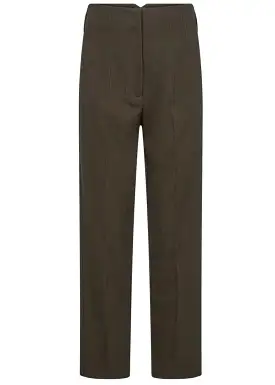 Copenhagen Muse Tailor Pants straight leg - Bukser - Olive Melange