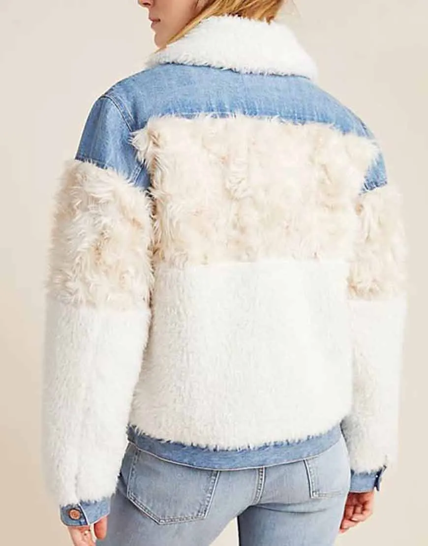 Dash & Lily Keana Marie Fur Denim Jacket | Ujackets.com - 45%OFF