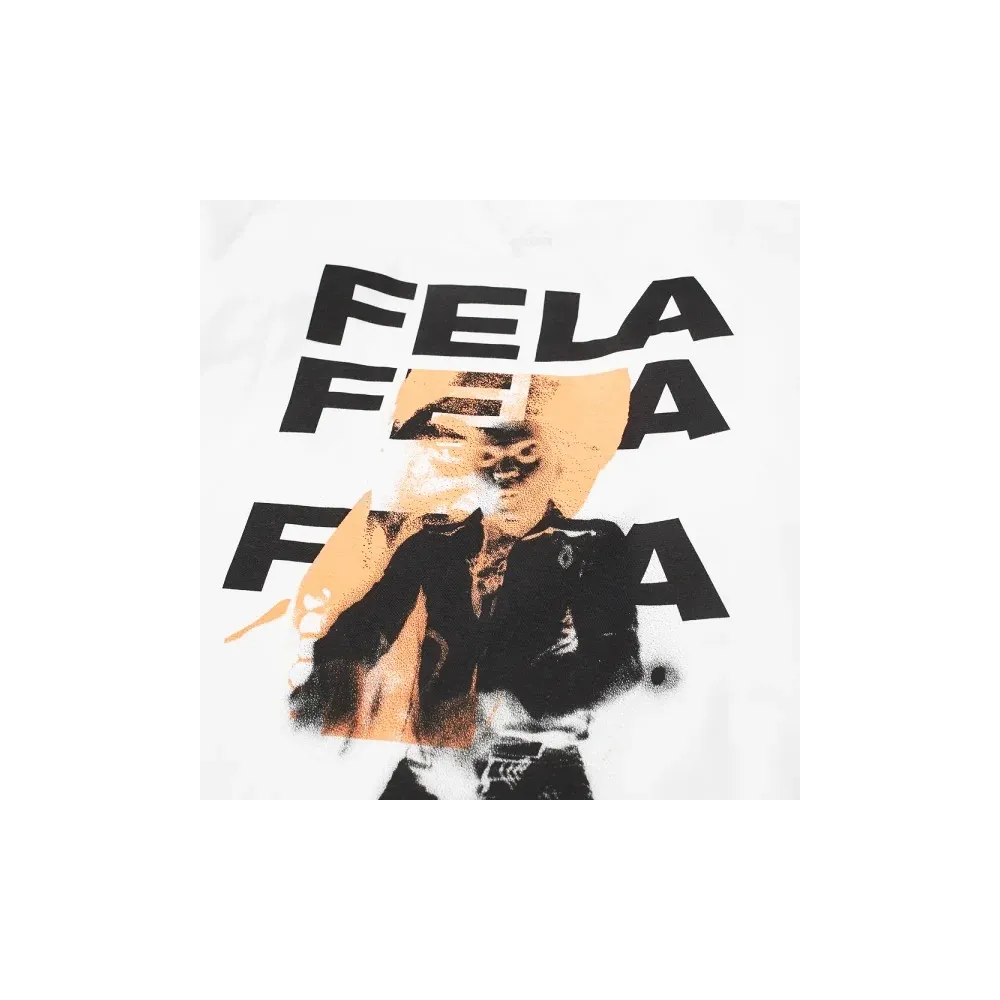 Fela Kuti x Carhartt Wip Long Sleeve Fela Fela Fela T-Shirt White I026850 