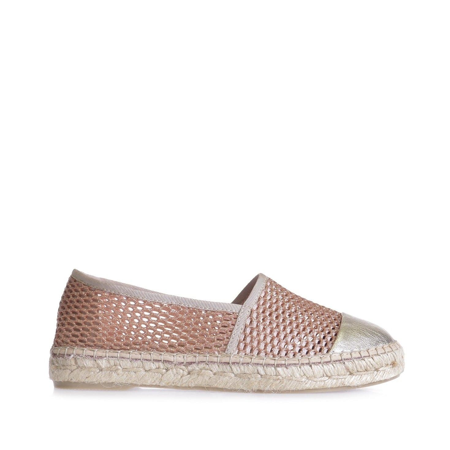 Glitter Cotton Blend Wedge Espadrille for Women - Ronda-ZY