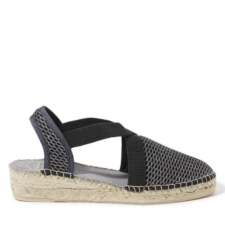 Glitter Cotton Blend Wedge Espadrille for Women - Vera-ZY