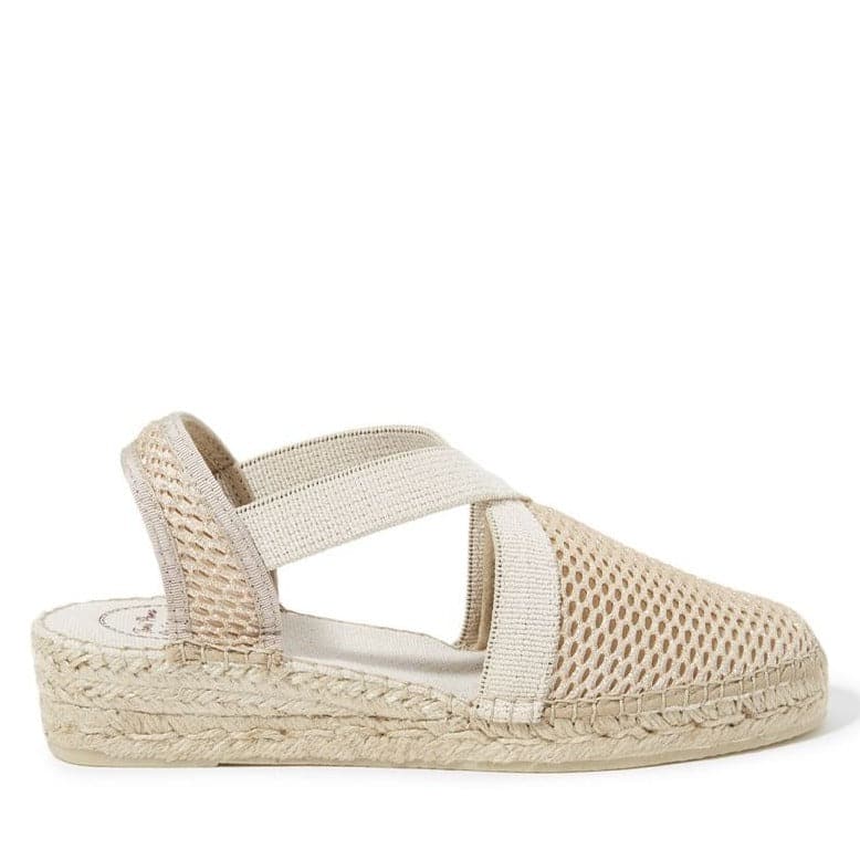 Glitter Cotton Blend Wedge Espadrille for Women - Vera-ZY