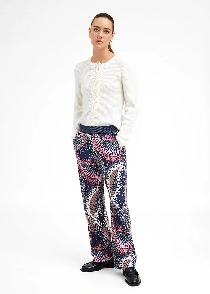 Gustav Marisa jersey pants 51011 Bukser - Blue Paisley