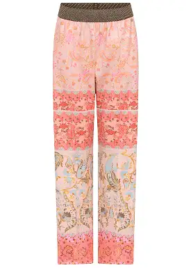 Gustav Marisa jersey pants 53000 Bukser - Coral Border Print