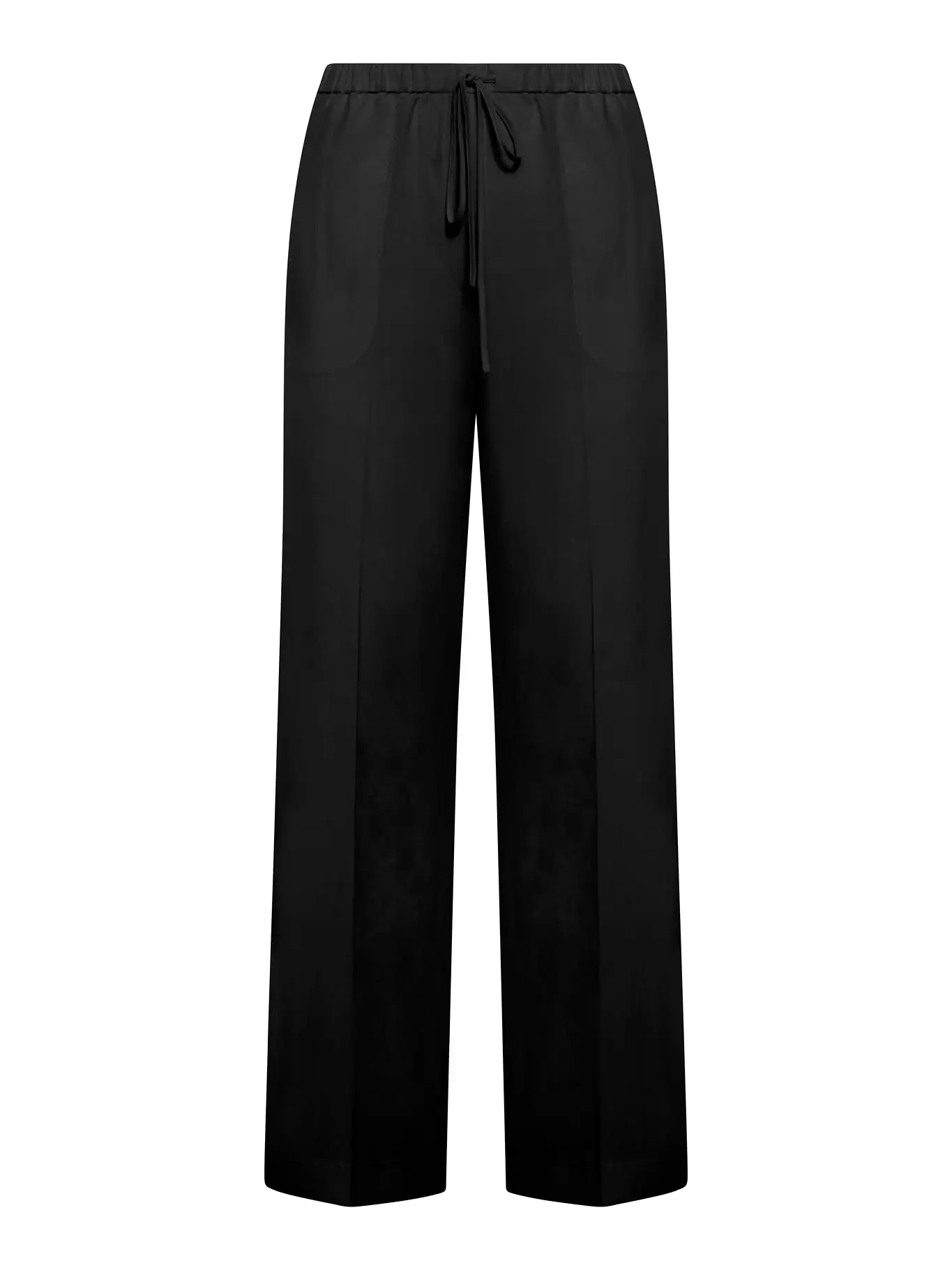 High waisted wide leg trousers