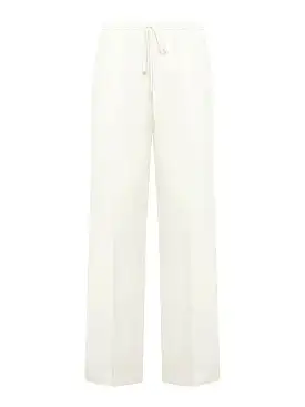 High waisted wide leg trousers