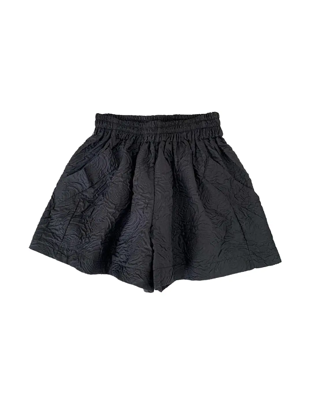 Jacquard Wide Leg Mini Shorts