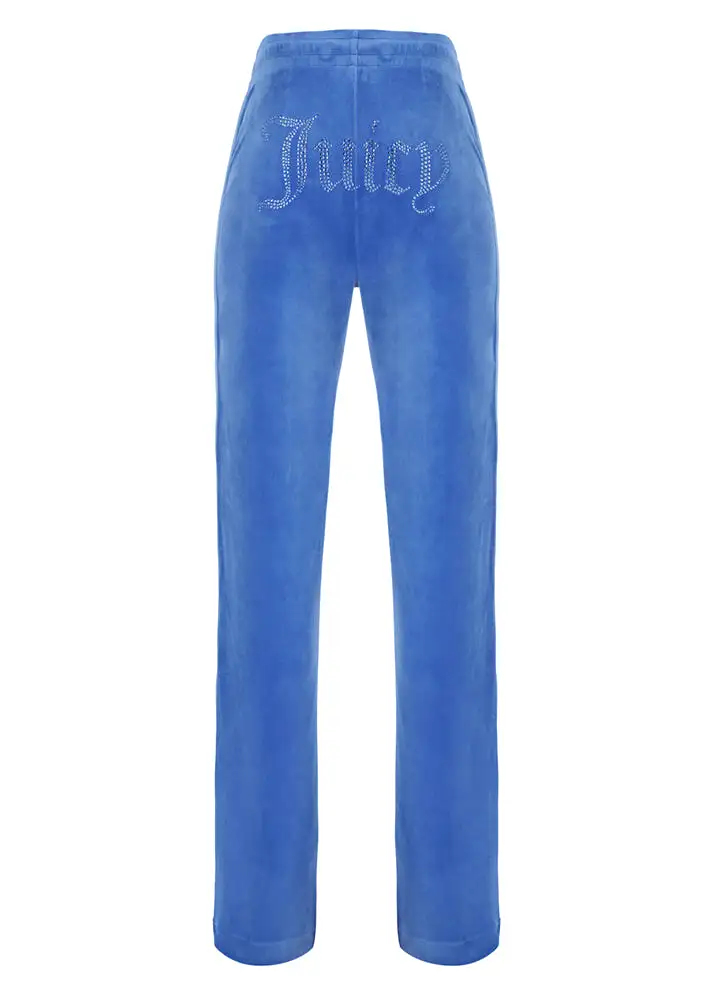 Juicy Couture Tina Contrast Diamante Pants - Ultramarine