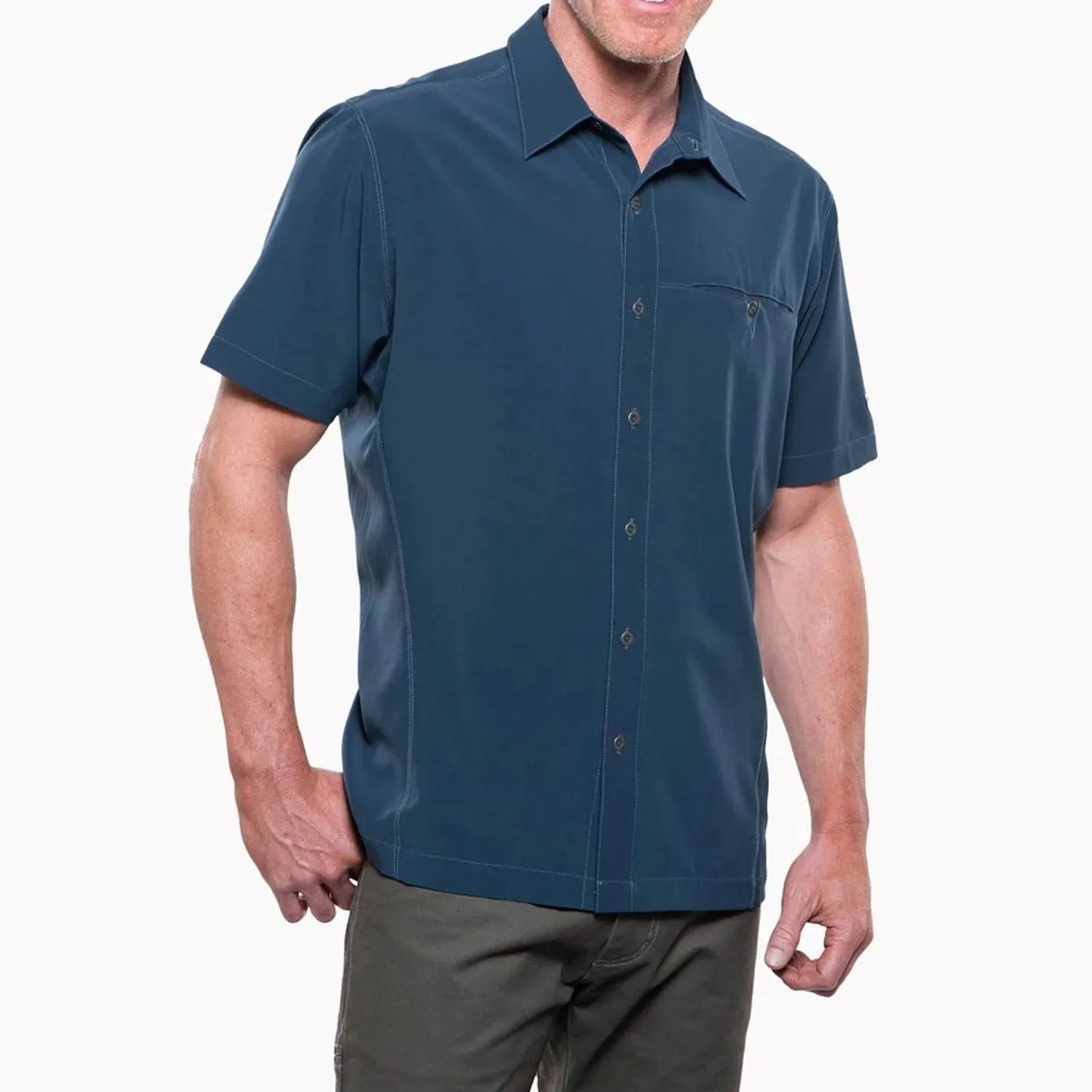 KHL Men's Renegade Button-Down Short Sleeve Work Shirt