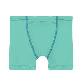 Kickee Pants Boy's Boxer Brief - Glass with Seaport