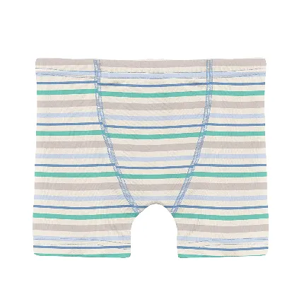 Kickee Pants Boy's Boxer Brief - Mythical Stripe