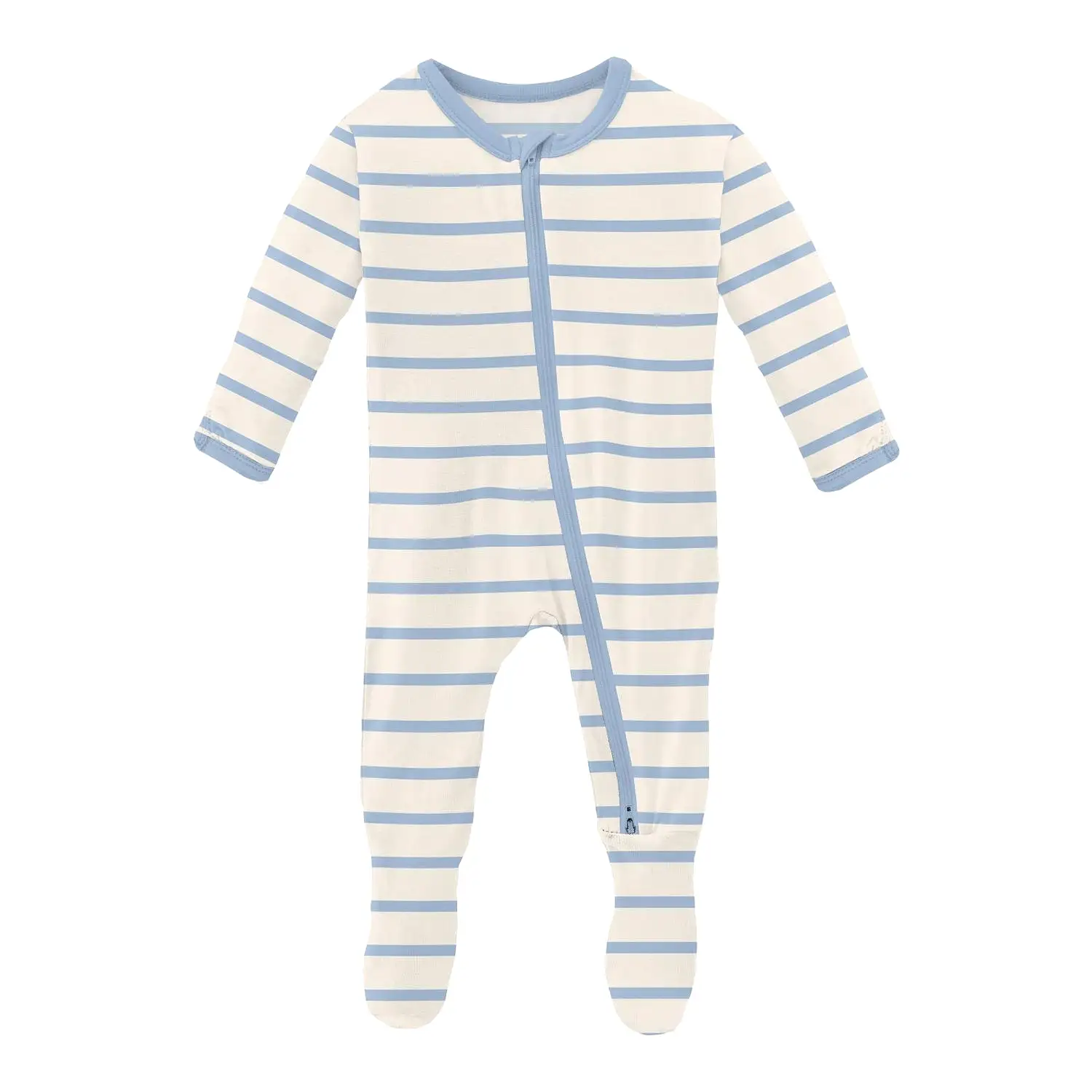 Kickee Pants Footie - Pond Sweet Stripe