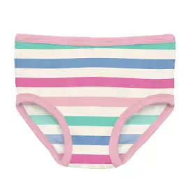 Kickee Pants Girl's Underwear - Skip to My Lou Stripe