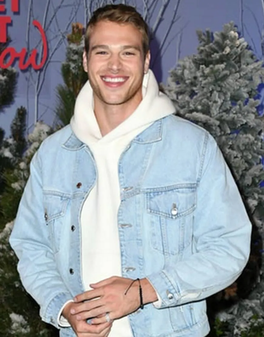 Let It Snow Matthew Noszka Denim Jacket - JP Faded Blue Jacket