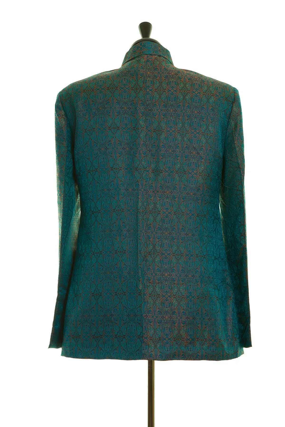 Mens Nehru Jacket in Royal Jacquard